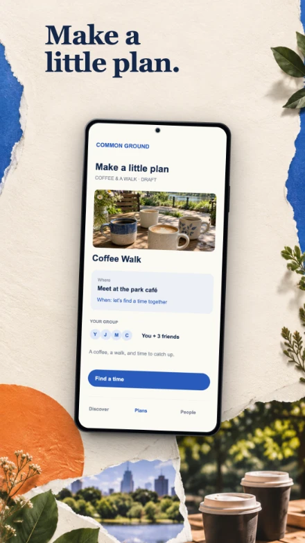 Common Ground, screen 3: Make a little plan.